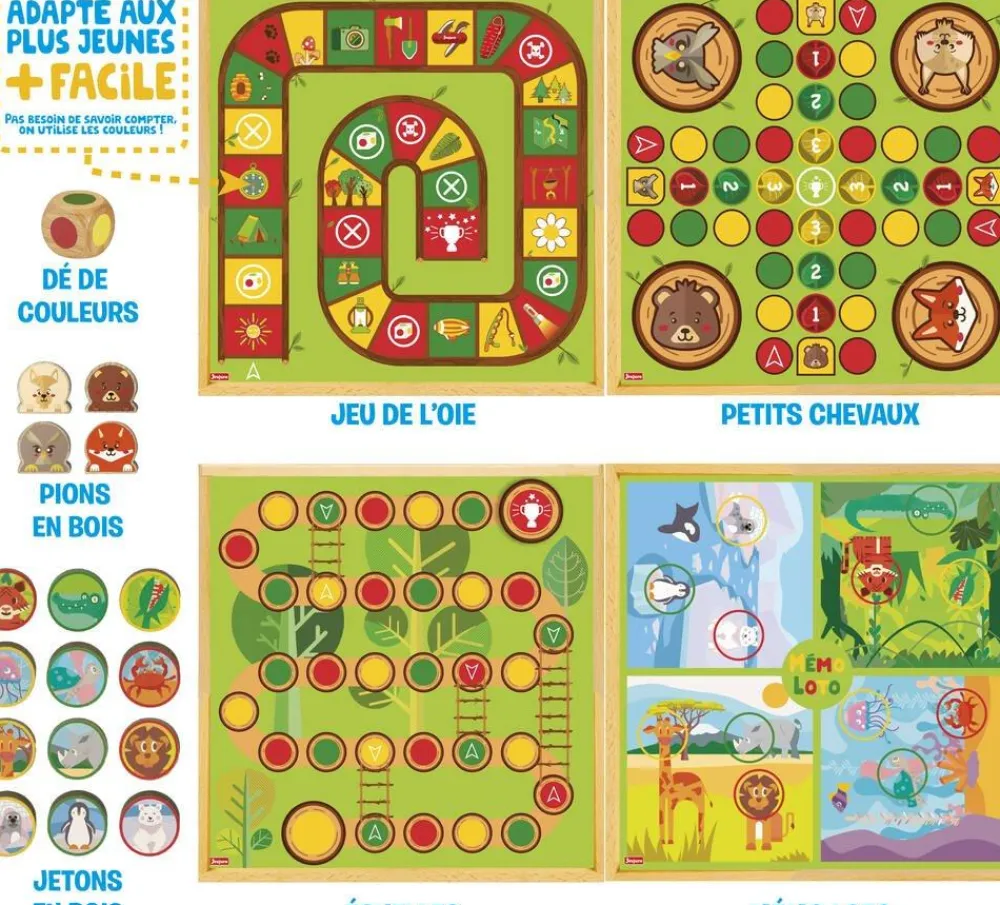 Jeujura Mon premier coffret de jeux^ Jeux D'Apprentissage