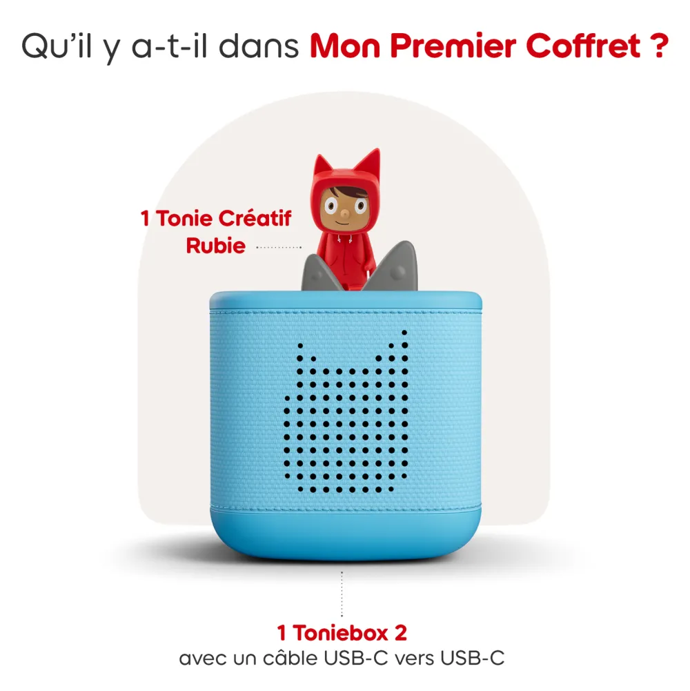 tonies Mon premier coffret Toniebox 2 Bleu ciel^ Ordinateurs Et Tablettes Éducatives
