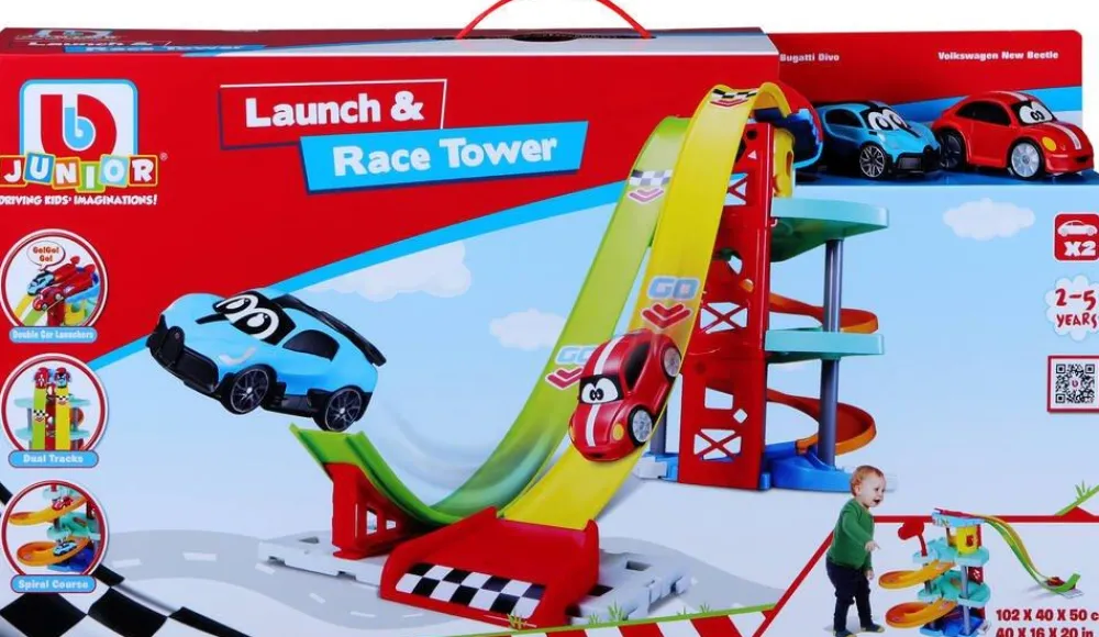 Bburago Mon premier garage 4 niveaux avec tour et piste - BB Junior^ Garages Et Tapis