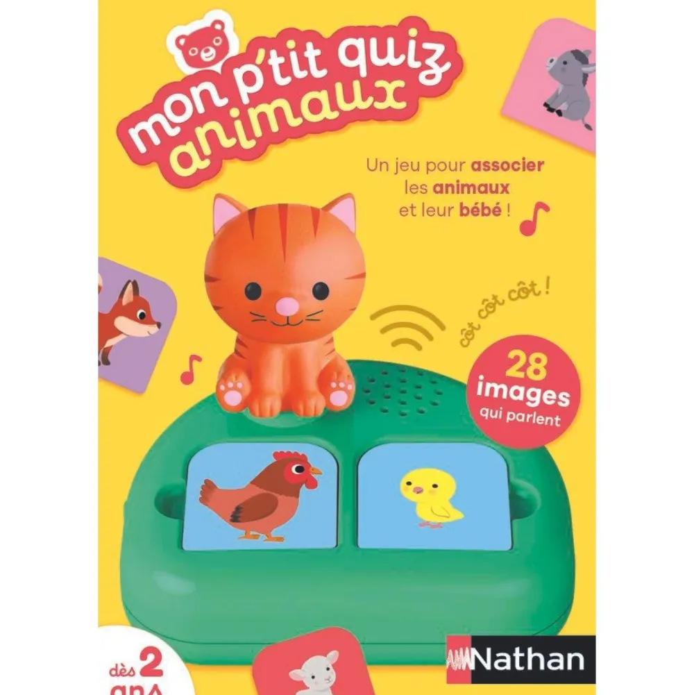 Nathan Mon p'tit quizz animaux^ Apprentissage Des Animaux Et De La Nature