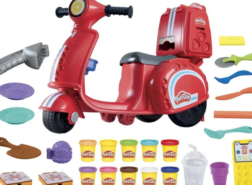 Play-Doh Mon Scooter à pizzas^ Modelage Et Moulage