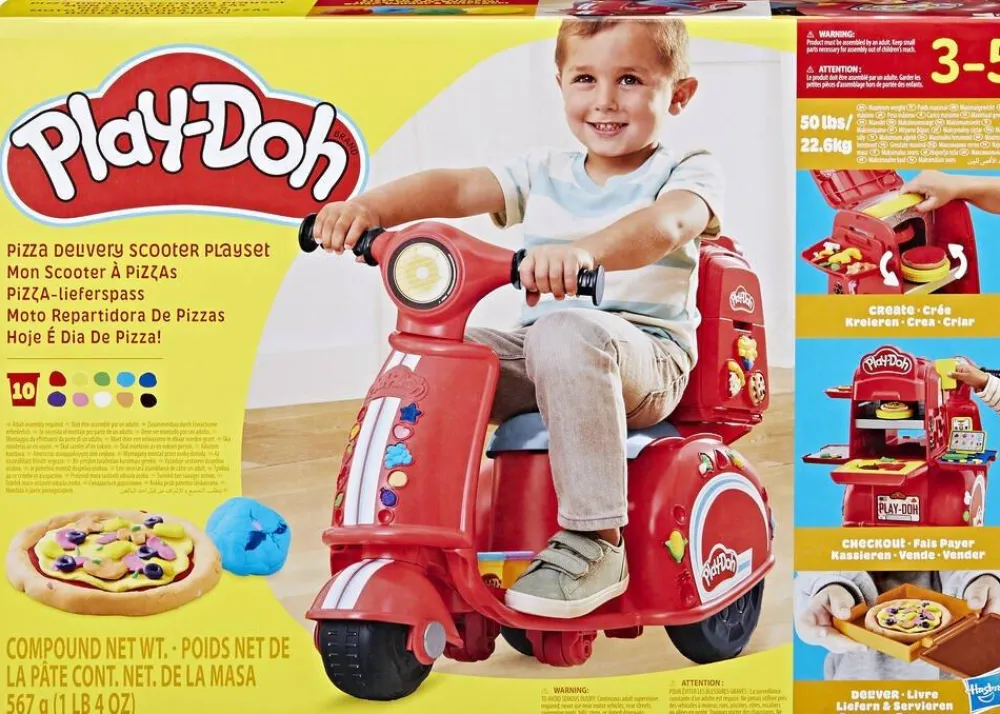 Play-Doh Mon Scooter à pizzas^ Modelage Et Moulage