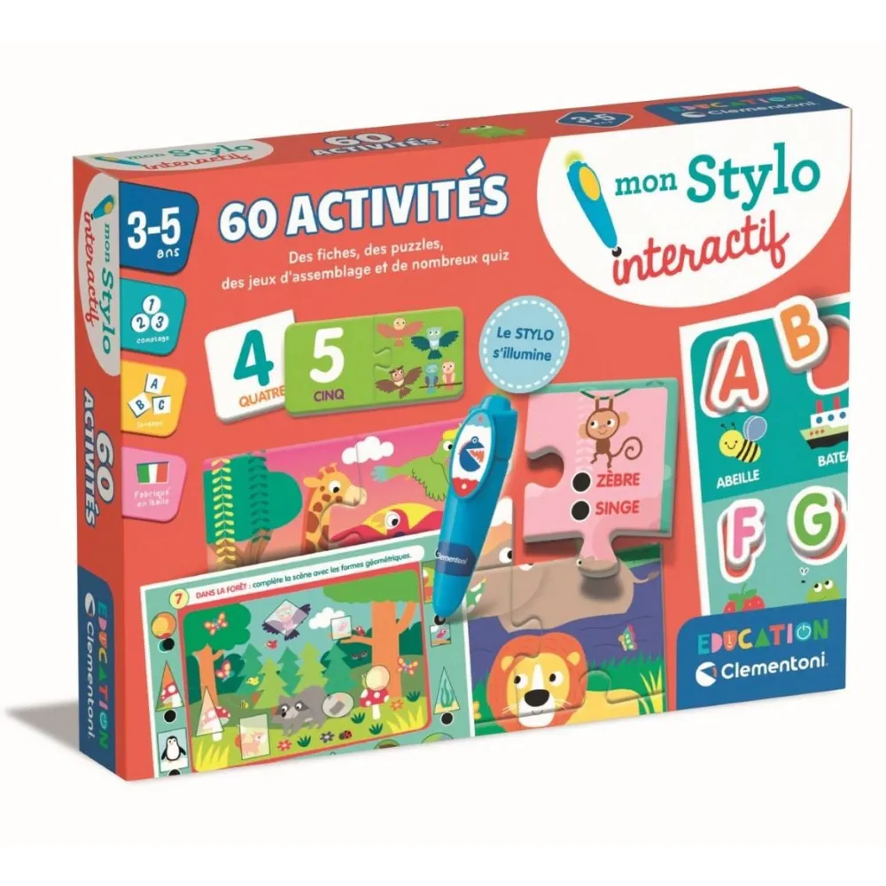 Clementoni Mon Stylo Interactif avec 60 Activités^ Stylos Interactifs
