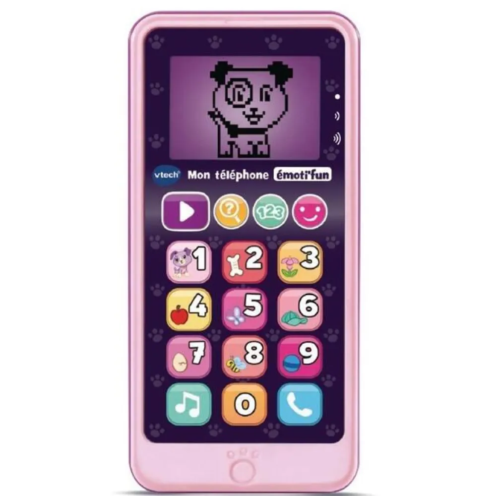 VTech Mon Téléphone Emoti'fun Rose^ Jouets D'Éveil Électroniques