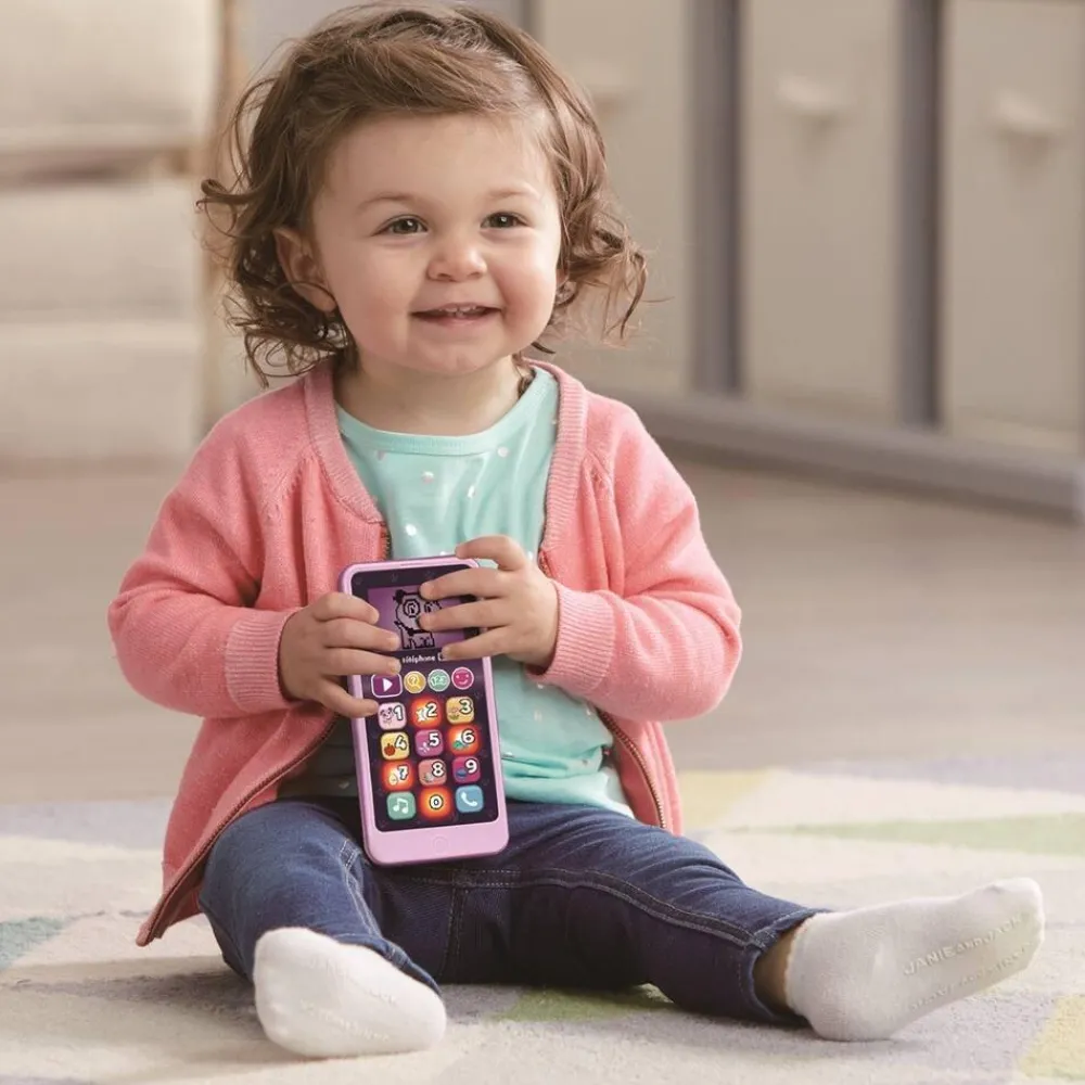 VTech Mon Téléphone Emoti'fun Rose^ Jouets D'Éveil Électroniques
