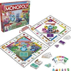 Hasbro Gaming Monopoly junior 2 en 1^ Monopoly