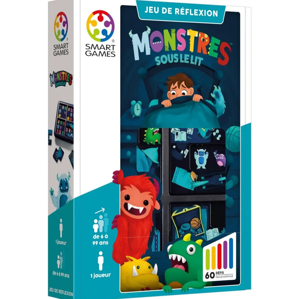 Smart Games Monstres Sous Le Lit - -^ Jeux De Stratégie Et De Réflexion