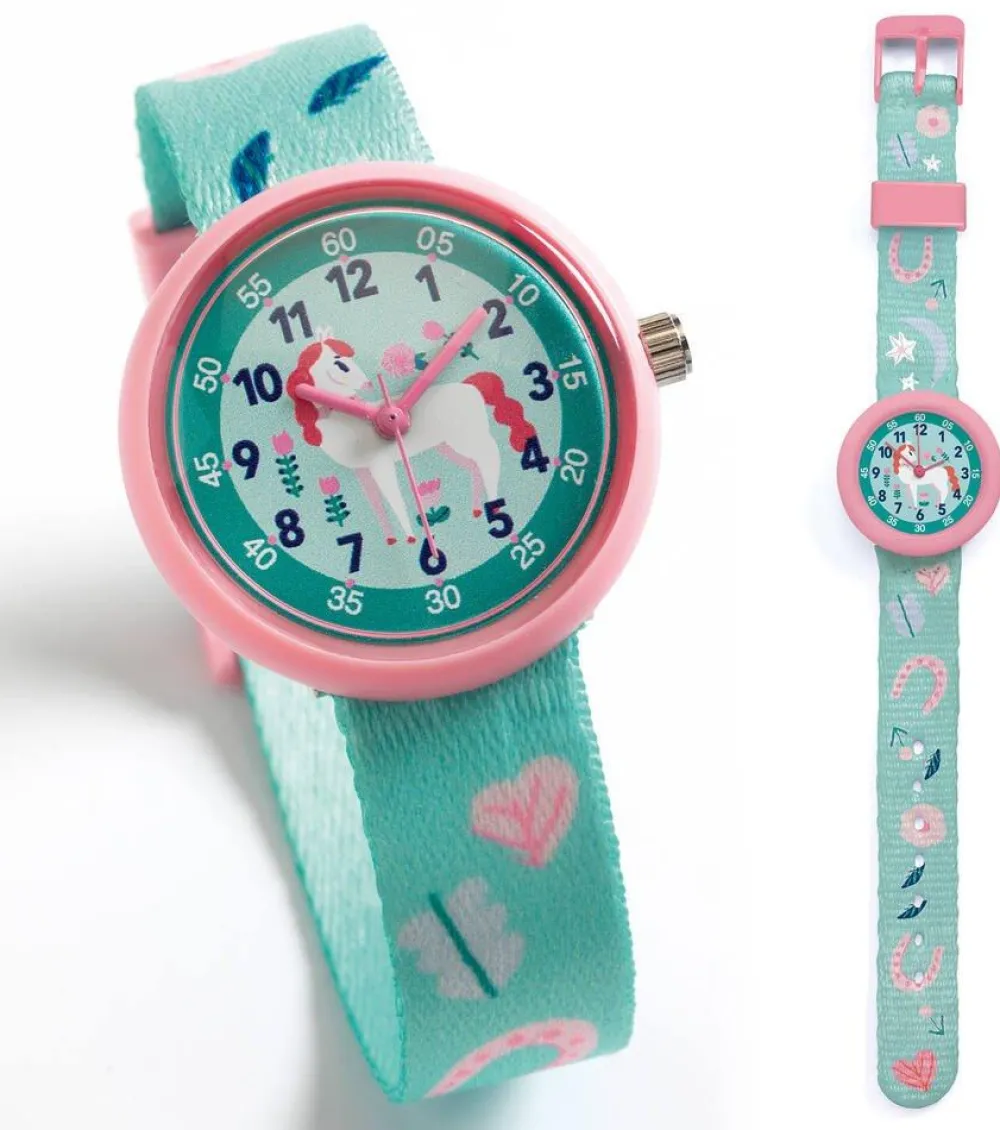 Djeco Montre Avec Motif Cheval^ Réveils