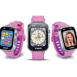 VTech Montre Kidizoom Smartwatch DX4 rose^ Réveils