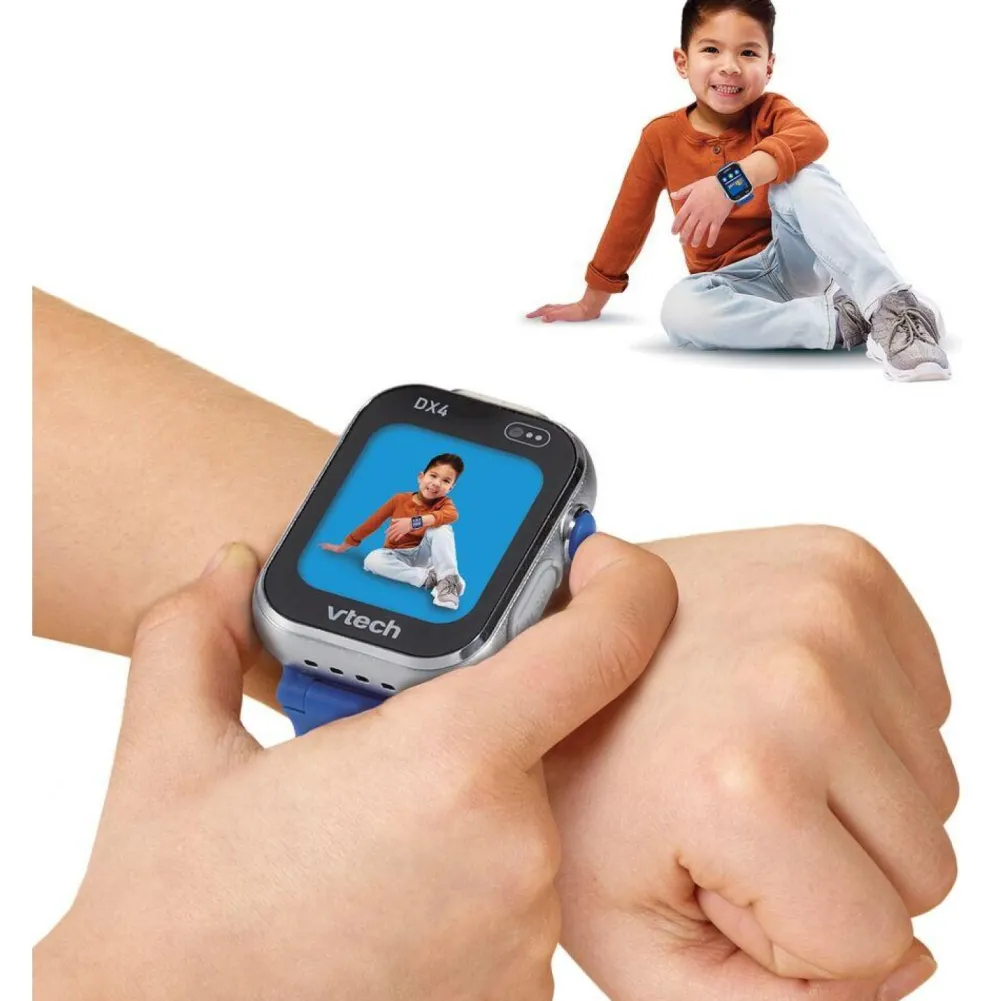 VTech Montre Kidizoom Smartwatch DX4 bleu^ Réveils