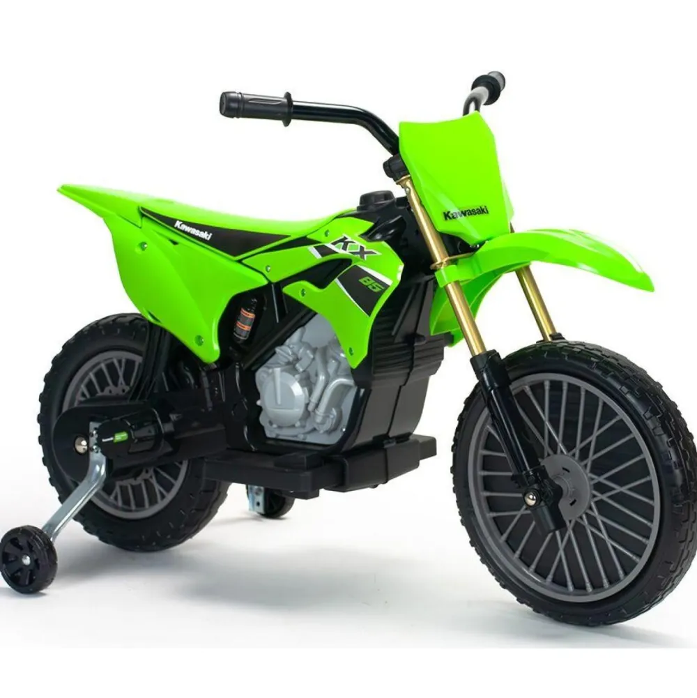Injusa Moto Cross Kawasaki KX85 II 12V^ Véhicules D'Extérieur