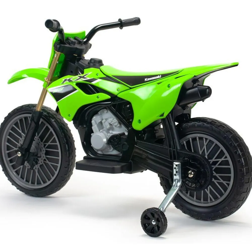Injusa Moto Cross Kawasaki KX85 II 12V^ Véhicules D'Extérieur