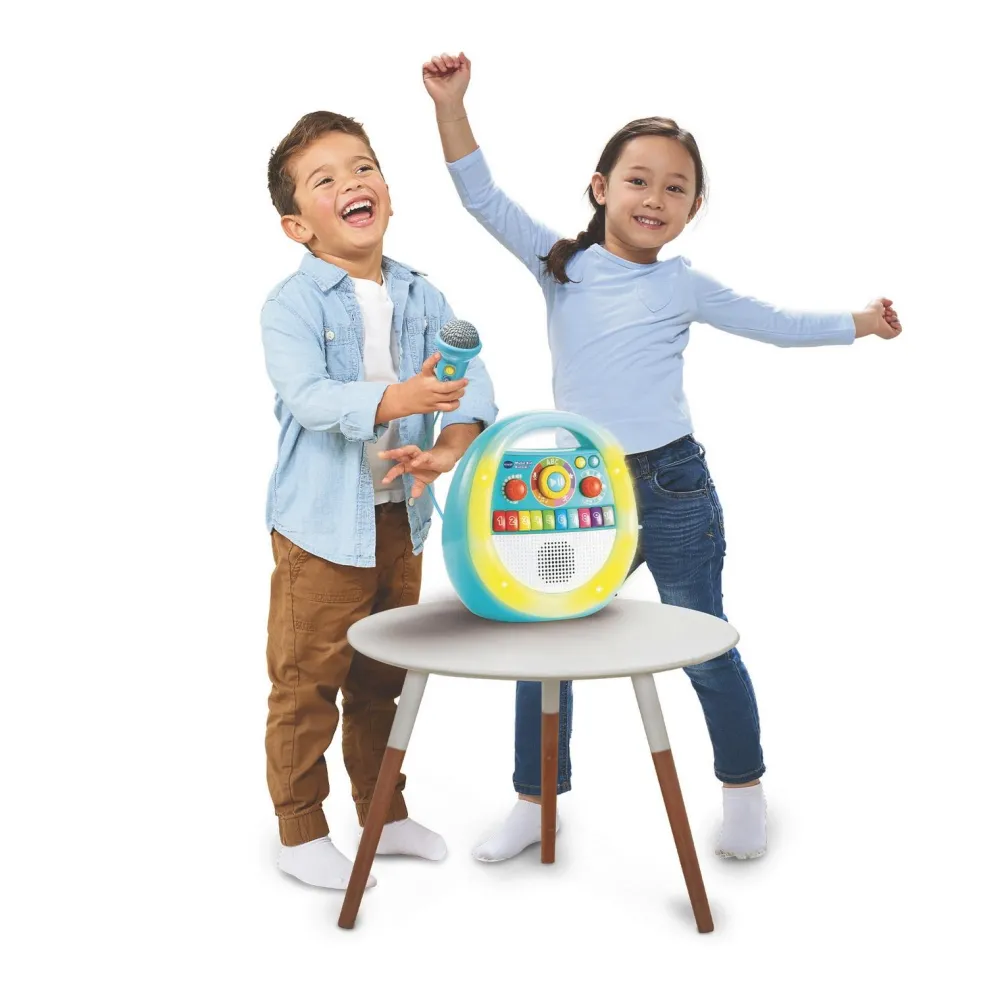 VTech Musickid Karaoké bleu^ Karaoké, Lecteurs Cd Et Mp3 Et Casques