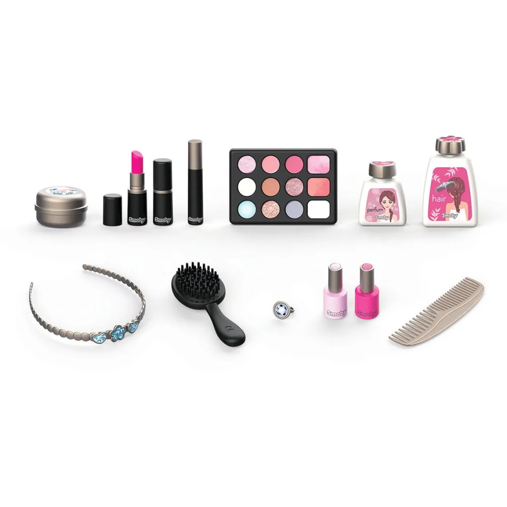 Smoby My Beauty Vanity - Valisette coiffure + onglerie + maquillage^ Maquillage Et Beauté