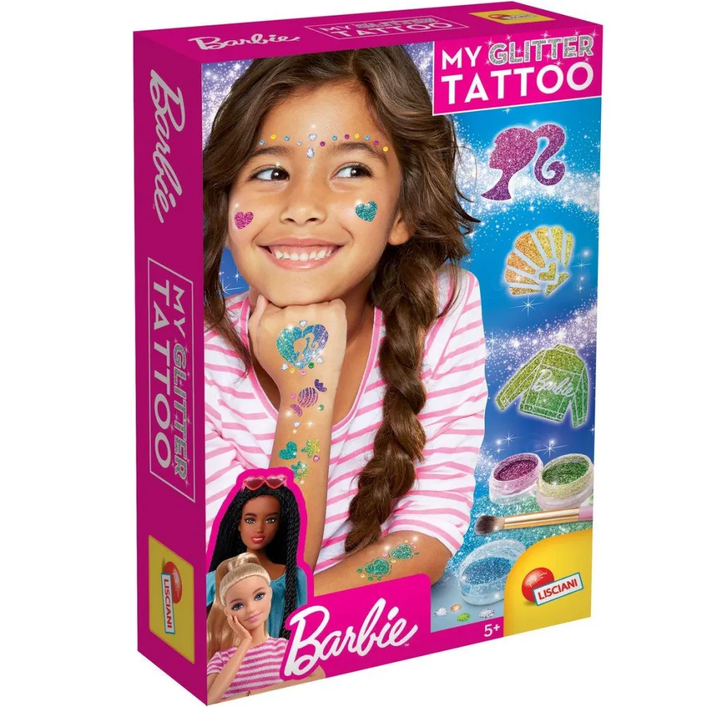 Lisciani Giochi My glitter tattoo Barbie^ Cosmétiques