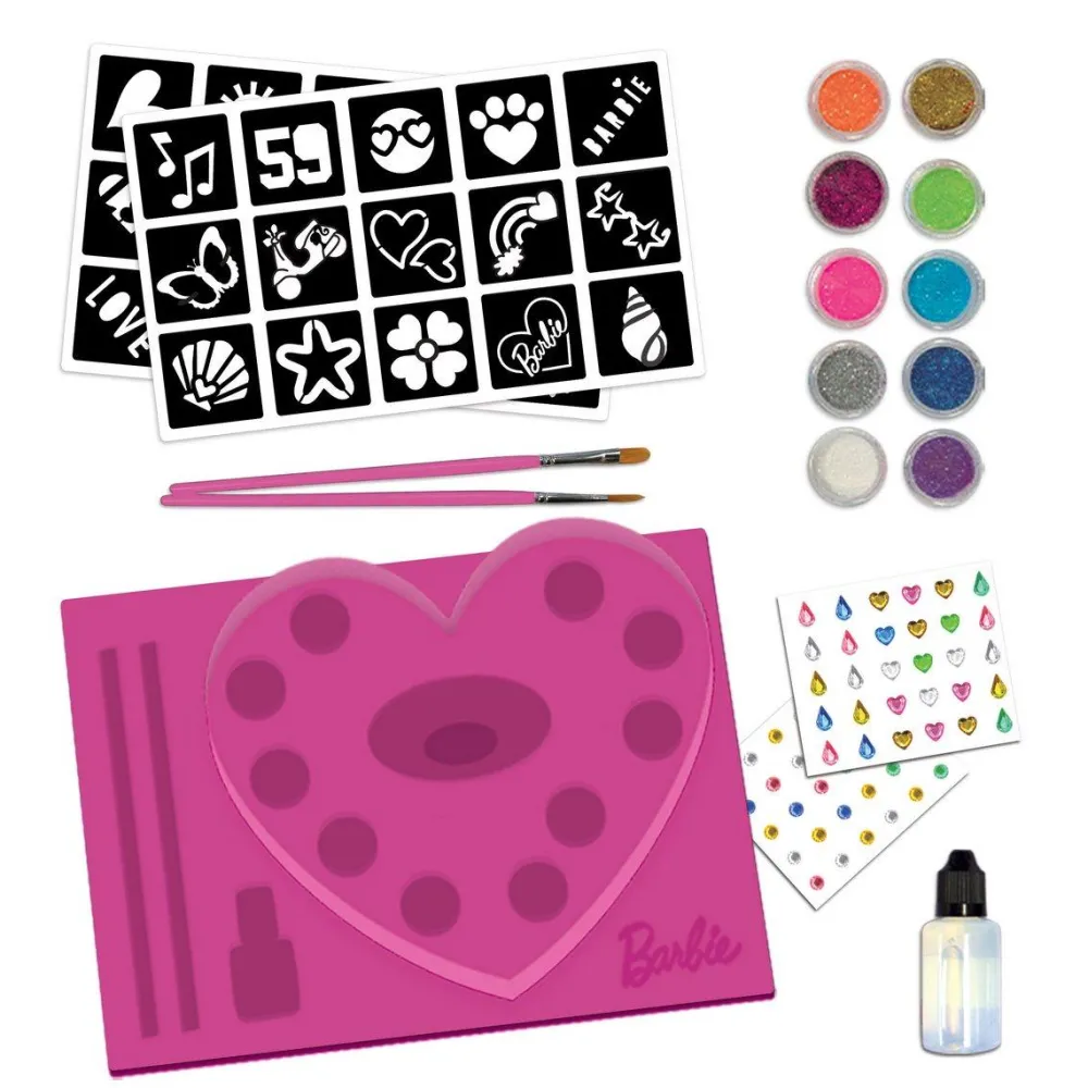 Lisciani Giochi My glitter tattoo Barbie^ Cosmétiques