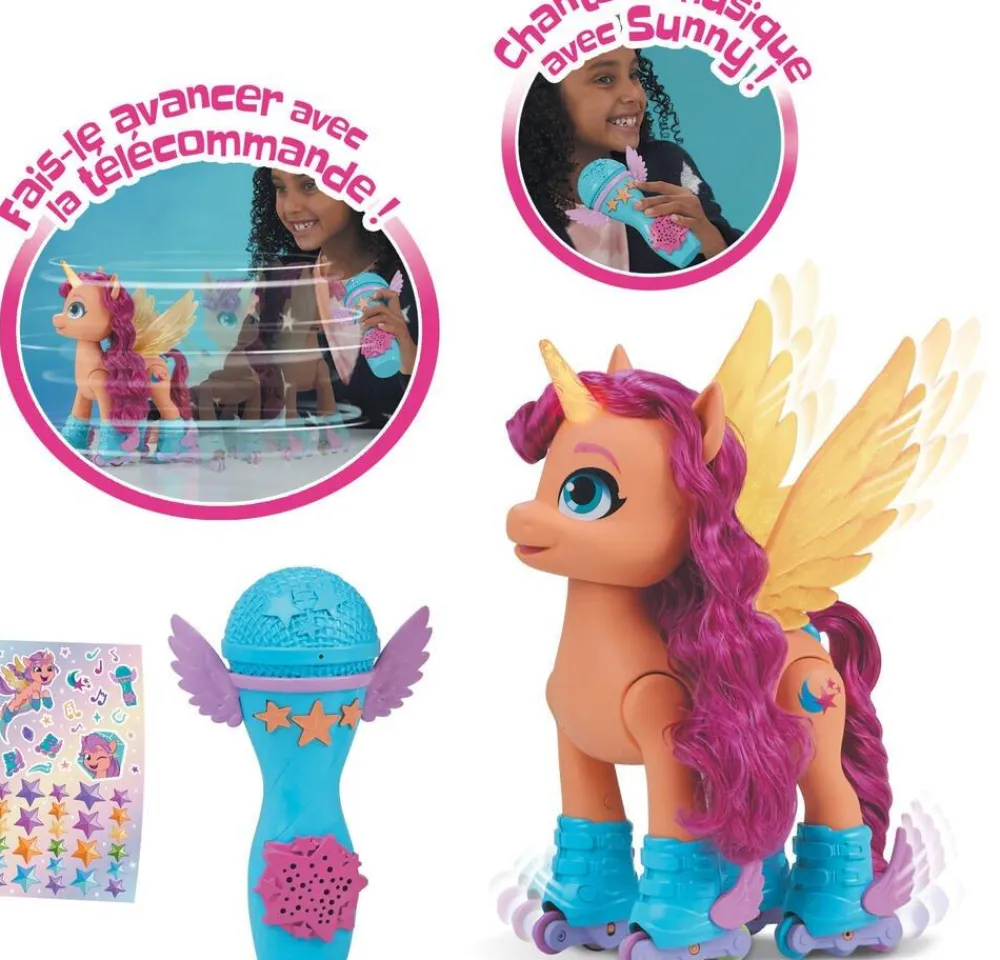 Varta My Little Pony - Sunny Chante Et Fait Du Roller^ Les Figurines Interactives Et À Fonction