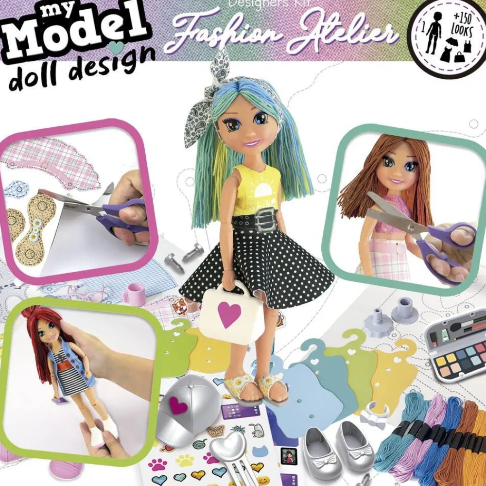 Educa Borras My Model Doll Design Fashion Atelier^ Tricot Et Couture