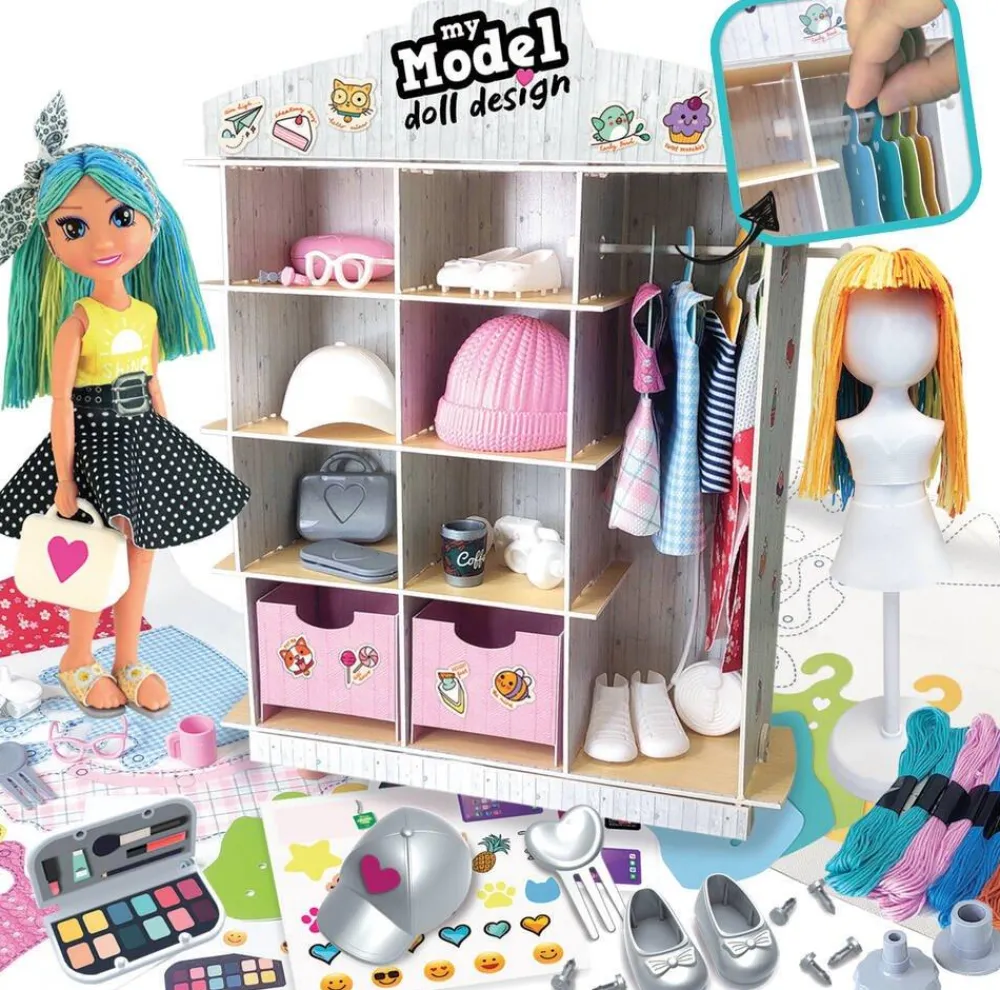 Educa Borras My Model Doll Design Fashion Atelier^ Tricot Et Couture