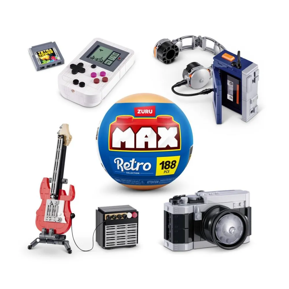 Zuru Objet rétro à construire Collection Rétro série 2 Max^ Super Héros, Cinéma Et Jeux Vidéo