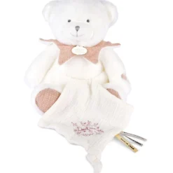 Doudou et Compagnie Ours pantin rose avec doudou - Collection doudou 25 ans^ Doudous