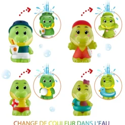Vulli Pack 4 personnages Klorofil - famille Crocodile^ Jouets De Bain