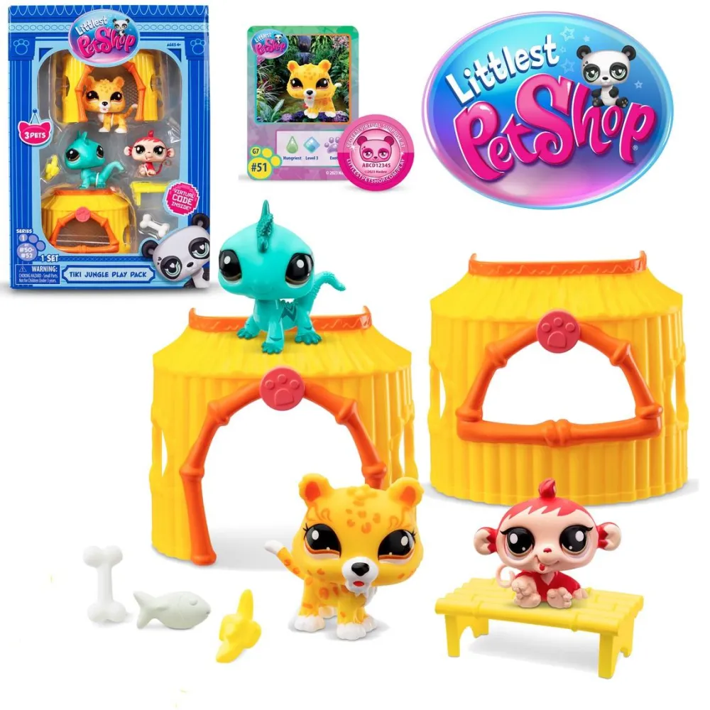 Bandai Pack 2 Pets Jungle Little Petshop^ Mini-Univers