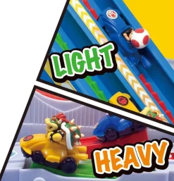 Epoch Games Pack 2 véhicules Bowser et Toad - Extension Mario Kart deluxe Racing DX^ Petites Voitures