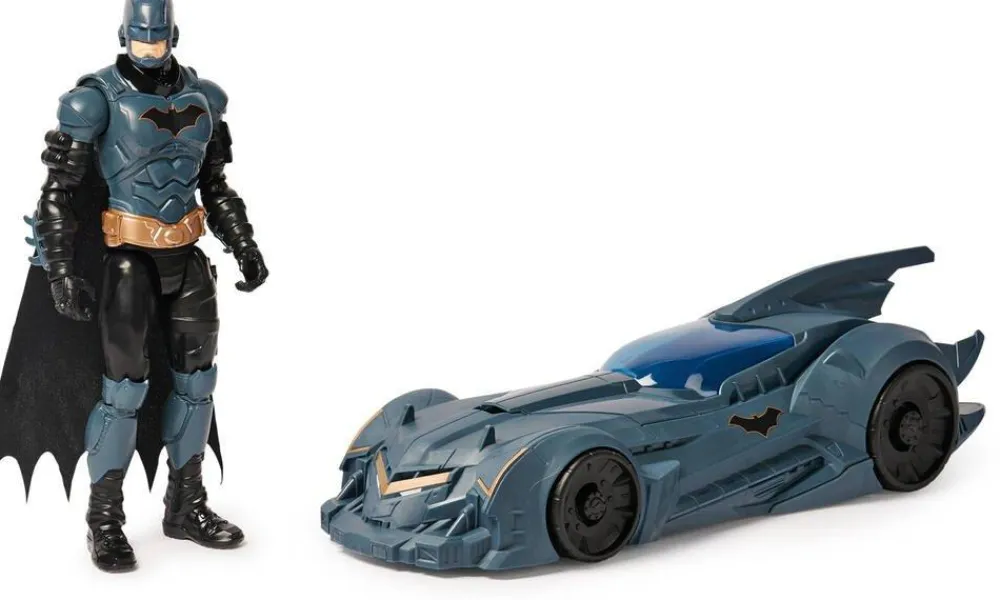 Spin Master Pack Batmobile avec Figurine Batman 30 cm^ Les Héros Et Personnages