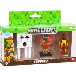 Bandai Pack de 3 figurines Minecraft 6cm^ Les Héros Et Personnages