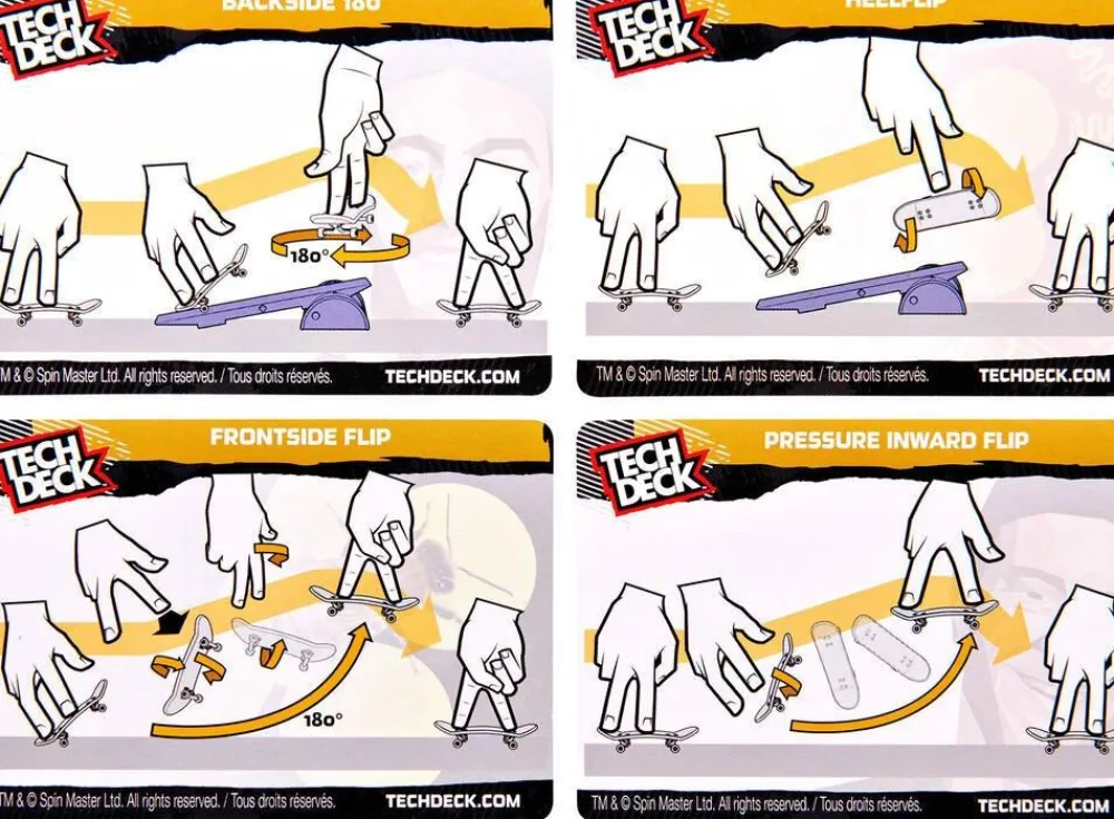 Spin Master Pack de 2 fingers skate série Versus Tech Deck^ Les Figurines Interactives Et À Fonction