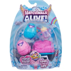 Spin Master Pack de 2 Hatchimals alive et chaise haute^ Mini-Univers