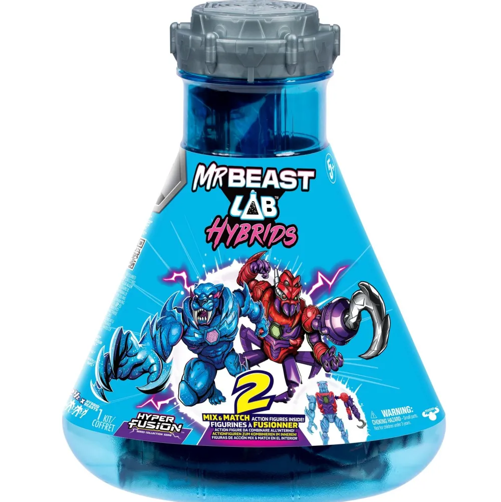 Moose Pack de 2 hybrids A Mix N Match Hyper Fusion Mr Beast Lab^ Les Figurines Interactives Et À Fonction