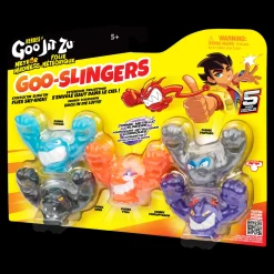 Moose Pack de 5 mini figurines GOO-Slingers - Goo Jit Zu^ Les Figurines Interactives Et À Fonction