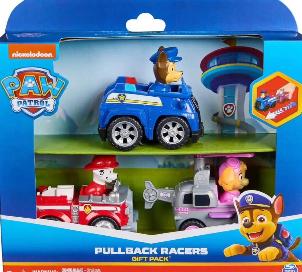Spin Master Pack De 3 Véhicules En Friction Pawpatrol^ Les Héros Et Personnages