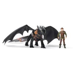 Spin Master Pack Dragon et Viking 25 cm Krokmou Dragons Movie^ Les Héros Et Personnages