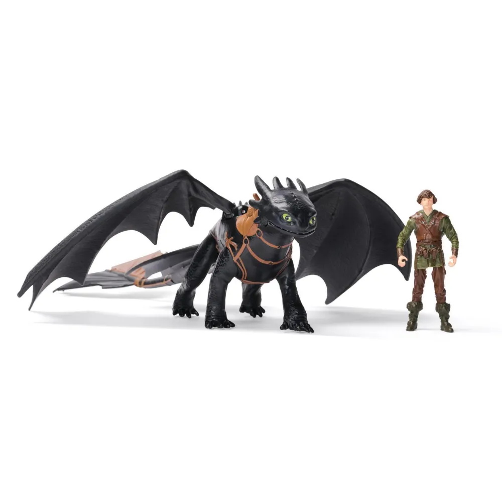 Spin Master Pack Dragon et Viking 25 cm Krokmou Dragons Movie^ Les Héros Et Personnages