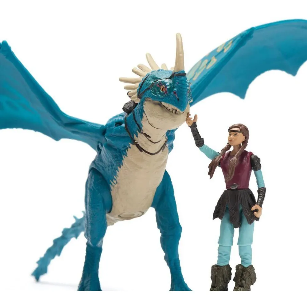 Spin Master Pack Dragon et Viking 25 cm Tempête Dragons Movie^ Les Héros Et Personnages