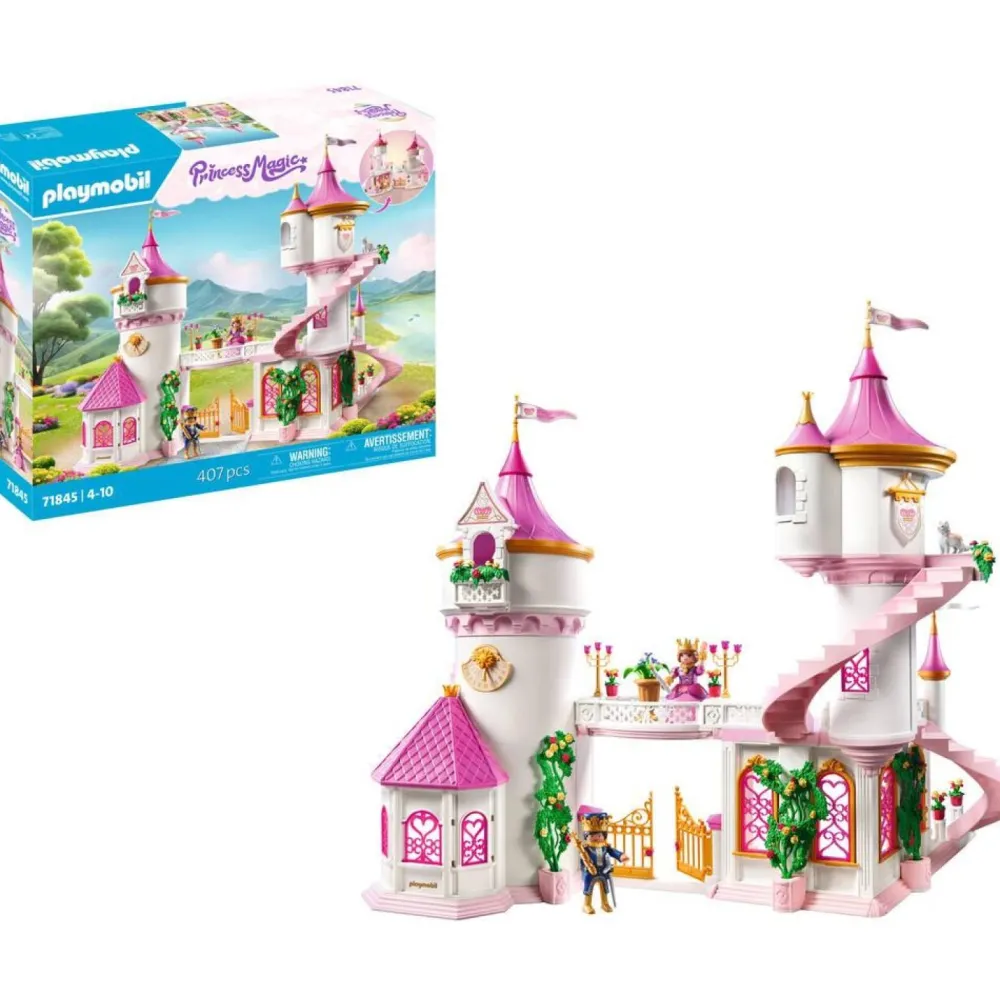Playmobil Palais avec couple royal et trones Princess Magic 71845^ Les Princesses Et Fées