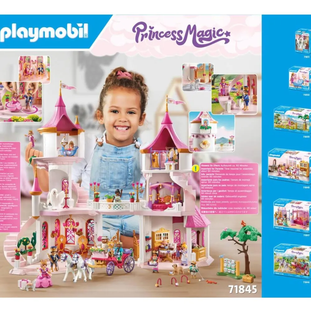 Playmobil Palais avec couple royal et trones Princess Magic 71845^ Les Princesses Et Fées