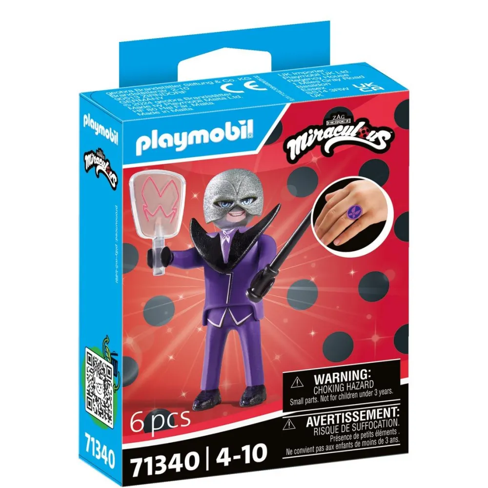 Playmobil Papillon - Miraculous 71340^ Les Héros Et Personnages