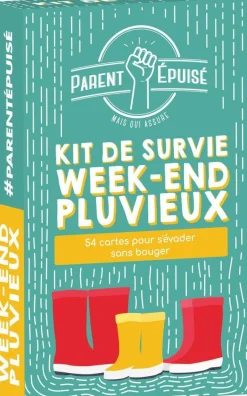 Asmodu00e9e Parent épuisé - Kit de survie week-end pluvieux^ Jeux D'Ambiance