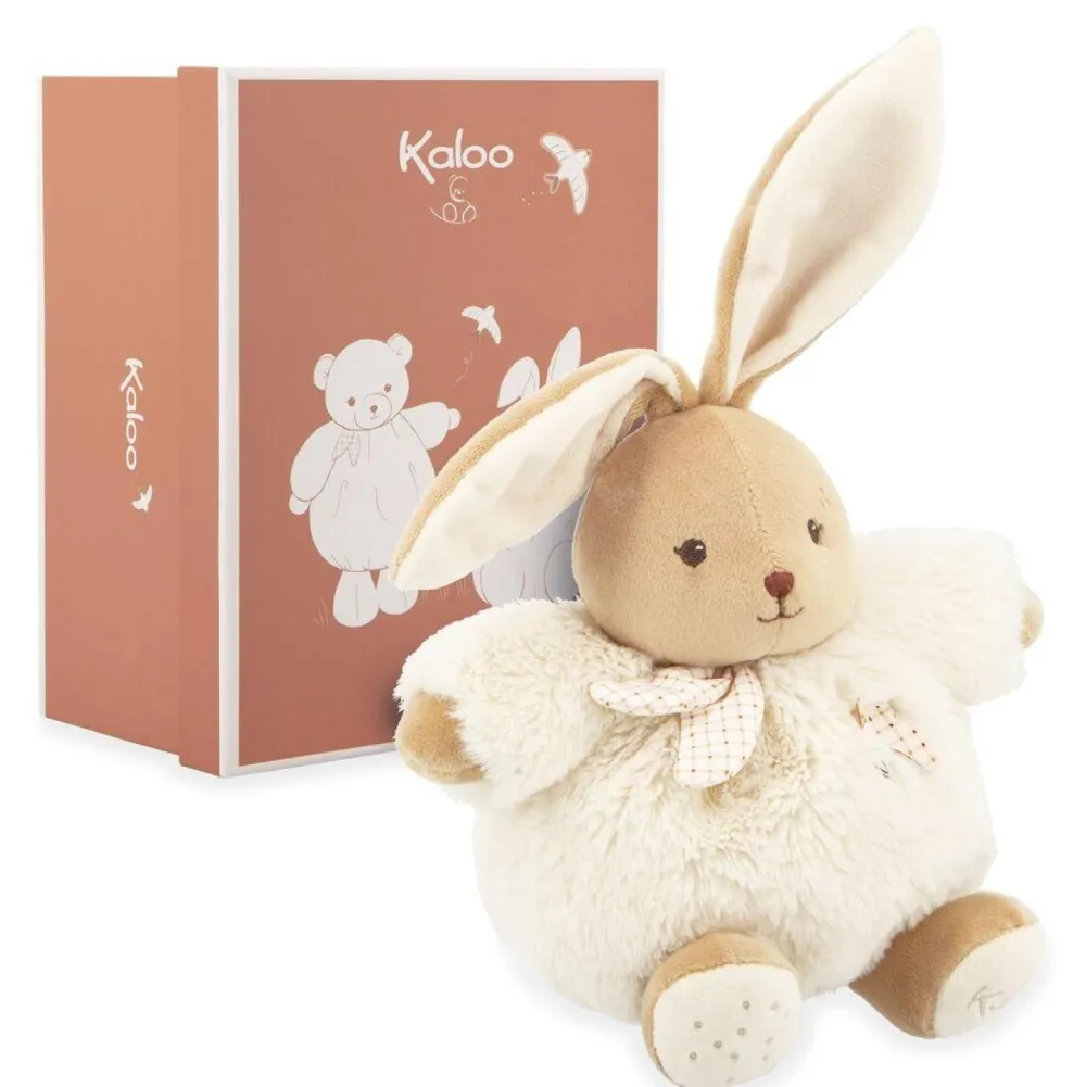 Kaloo Patapouf doudou lapin crème 17cm^ Doudous
