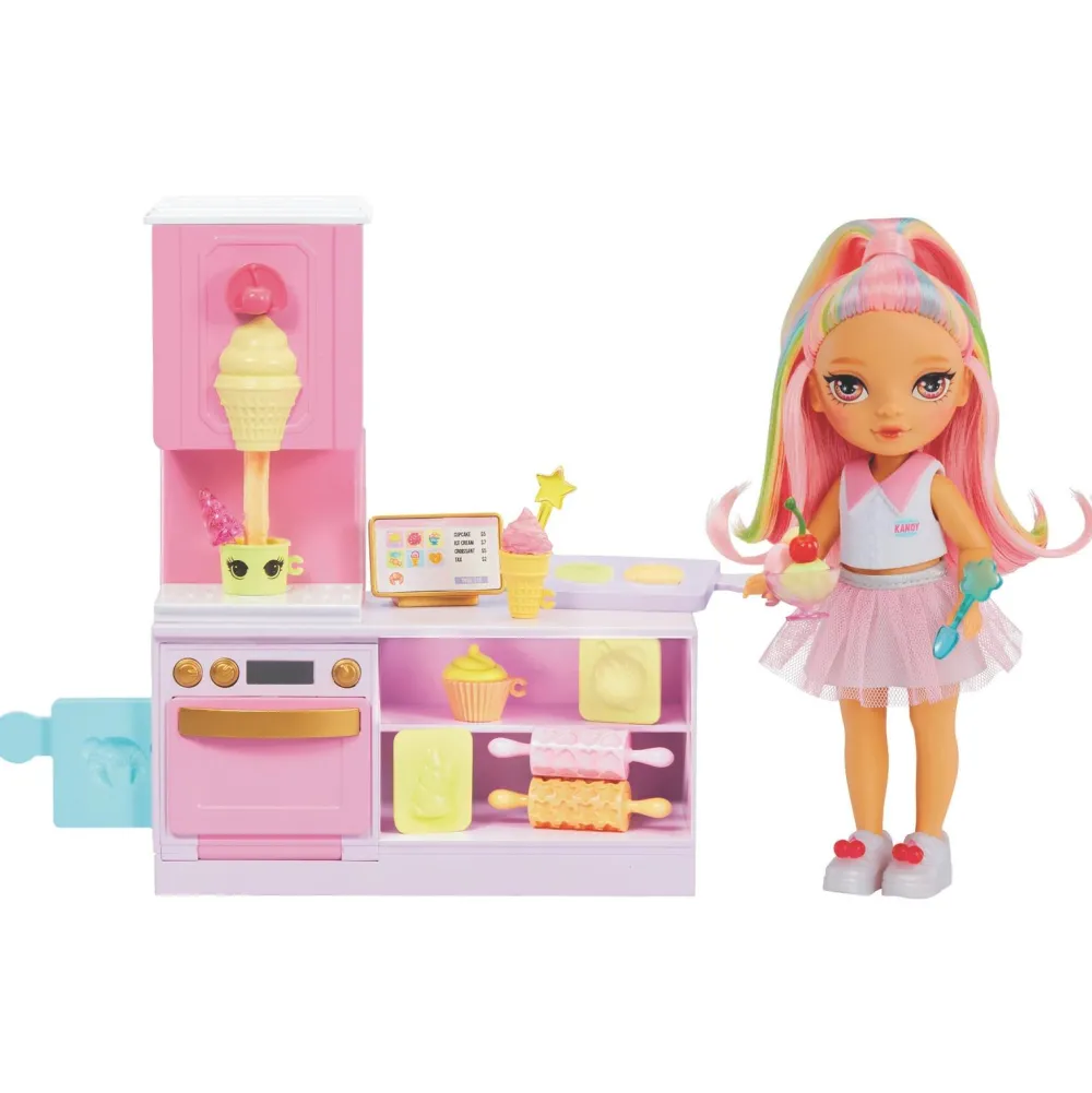 MGA Patisserie avec Kandy - Rainbow High Little^ Poupées Mannequins