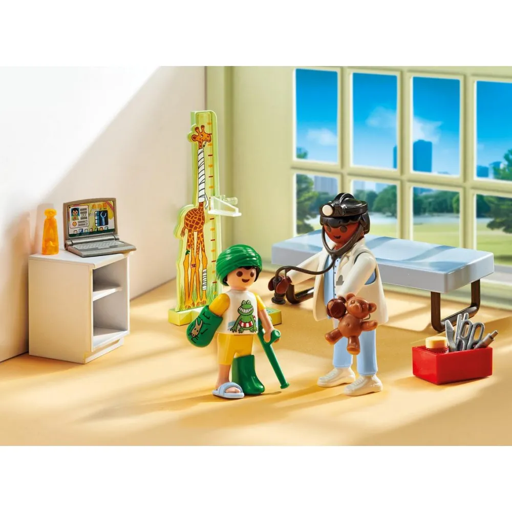 Playmobil Pédiatre avec enfant Action Heroes 71619^ La Ville, La Police Et Les Secours