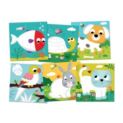 Cru00e9a Lign Peintures au doigt - tableaux adorables compagnons^ Peinture