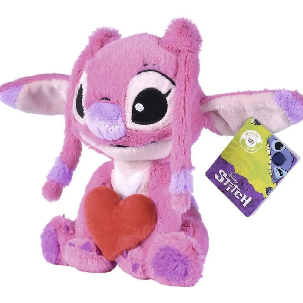 Peluche Angel 25 cm avec cœur^ Peluches Animaux