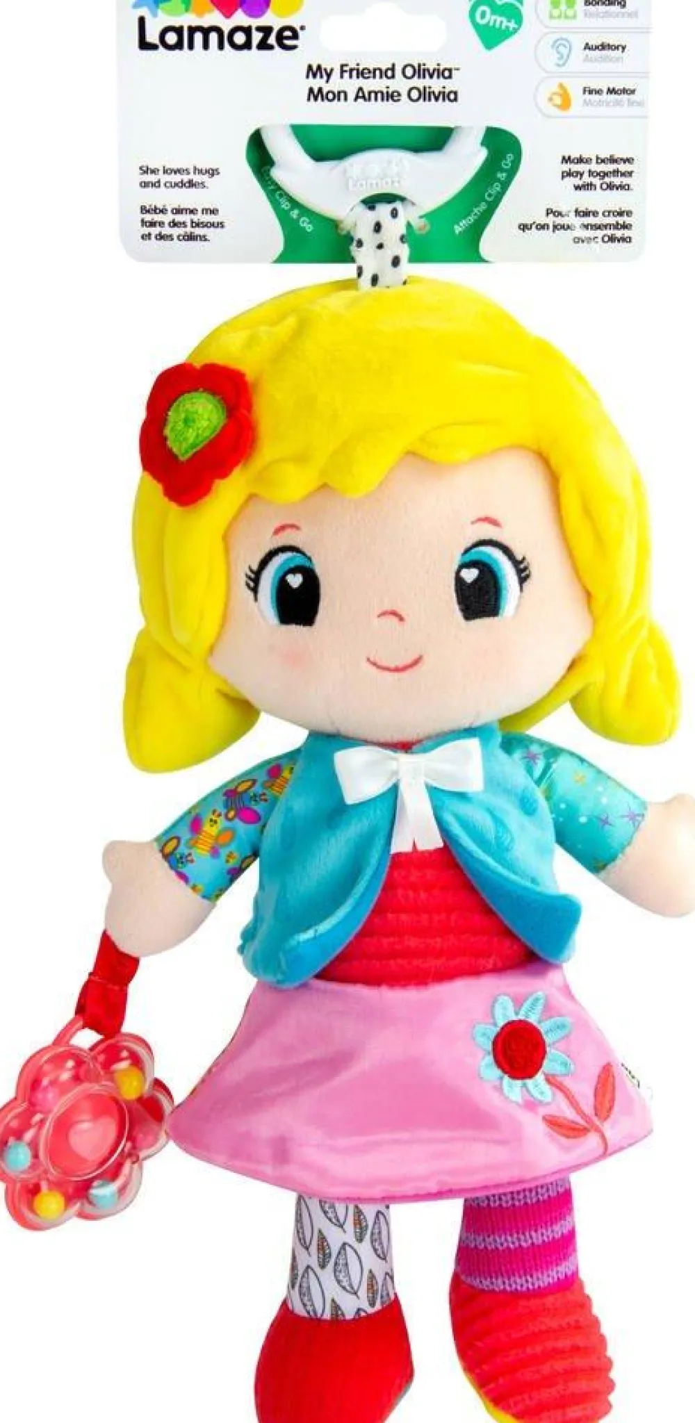 Lamaze Peluche Clip - Olivia Mon Amie,^ Hochets Et Jouets D'Activités
