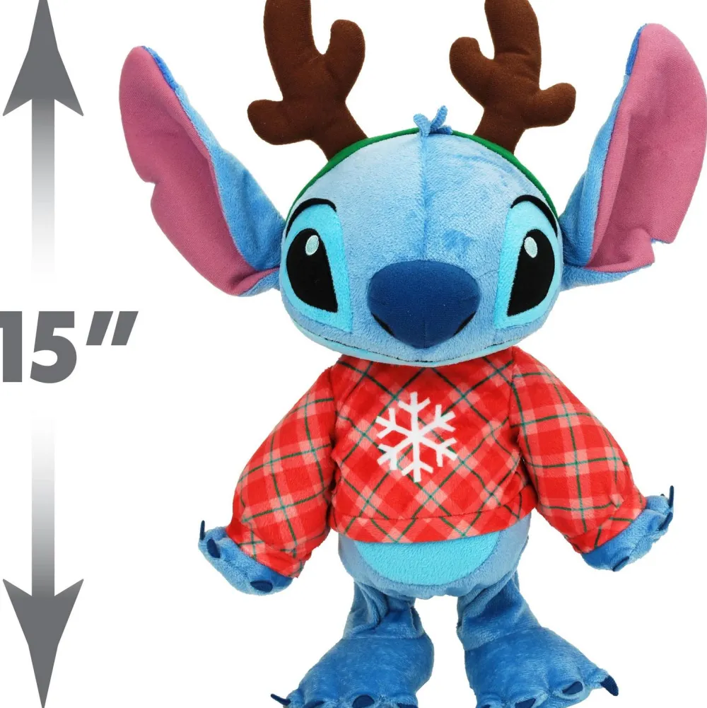 Varta Peluche dansante Stitch Noël^ Peluches Musicales Et Lumineuses