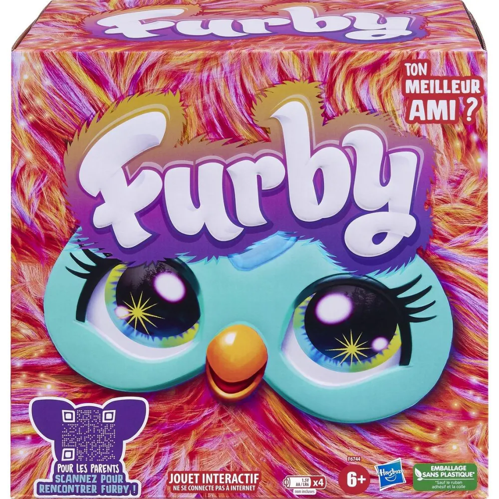 Hasbro Peluche Furby corail^ Peluches Électroniques Interactives
